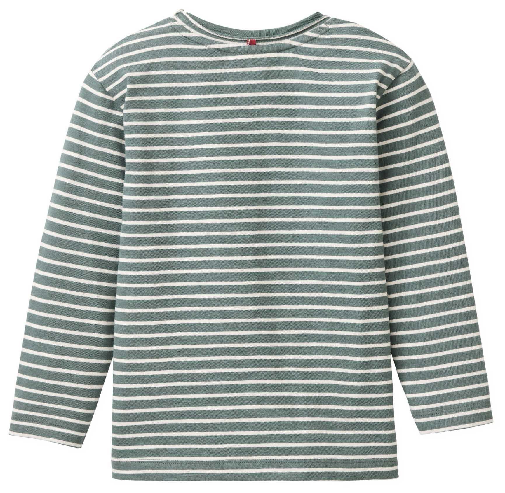PWO Boy Langarmshirt Elch/Stripe green