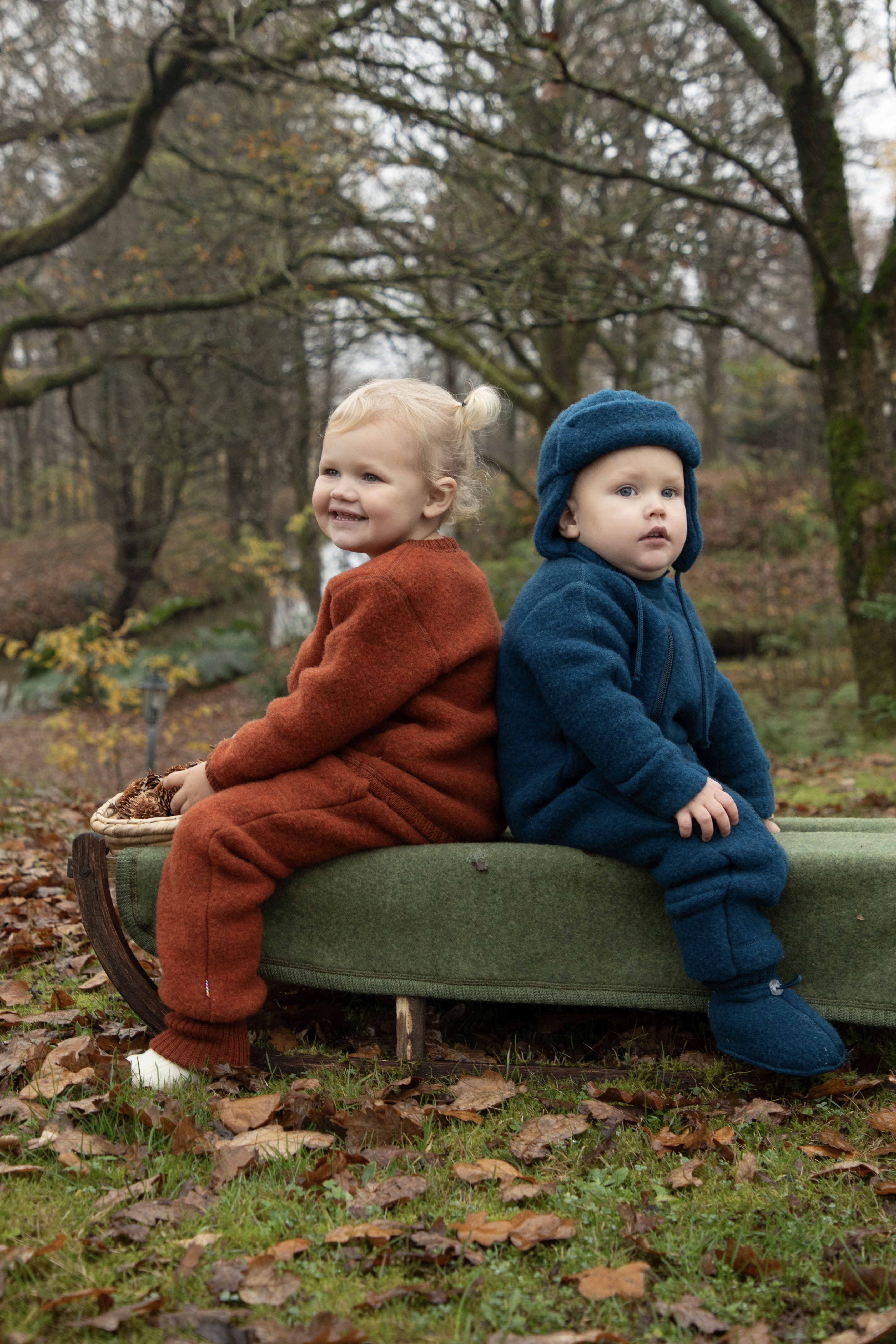 Joha Cardigan Wollfleece rost