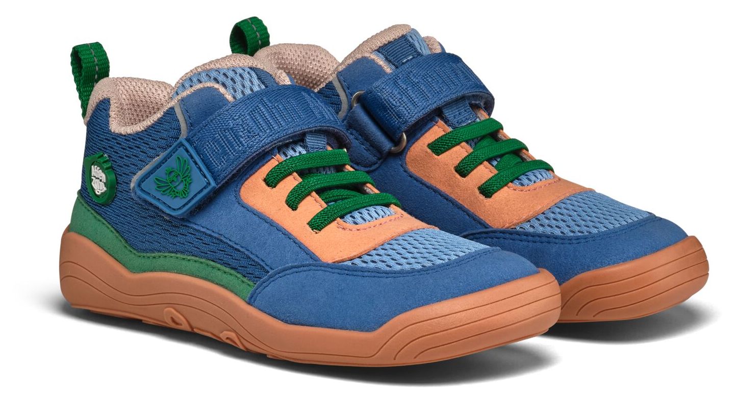 Affenzahn Halbschuh Vegan Cheerly Paradiesvogel Blau