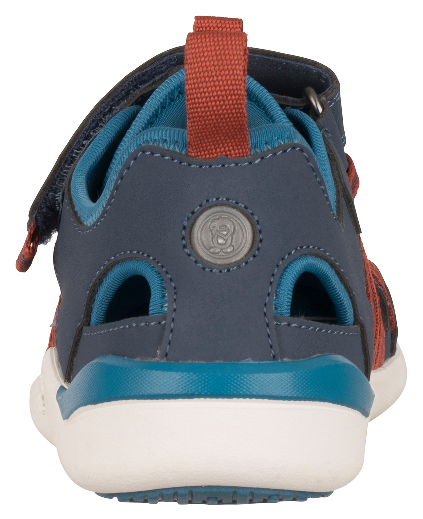 Trollkids Saltfjord Barefoot Sandalen mystic blue/red clay