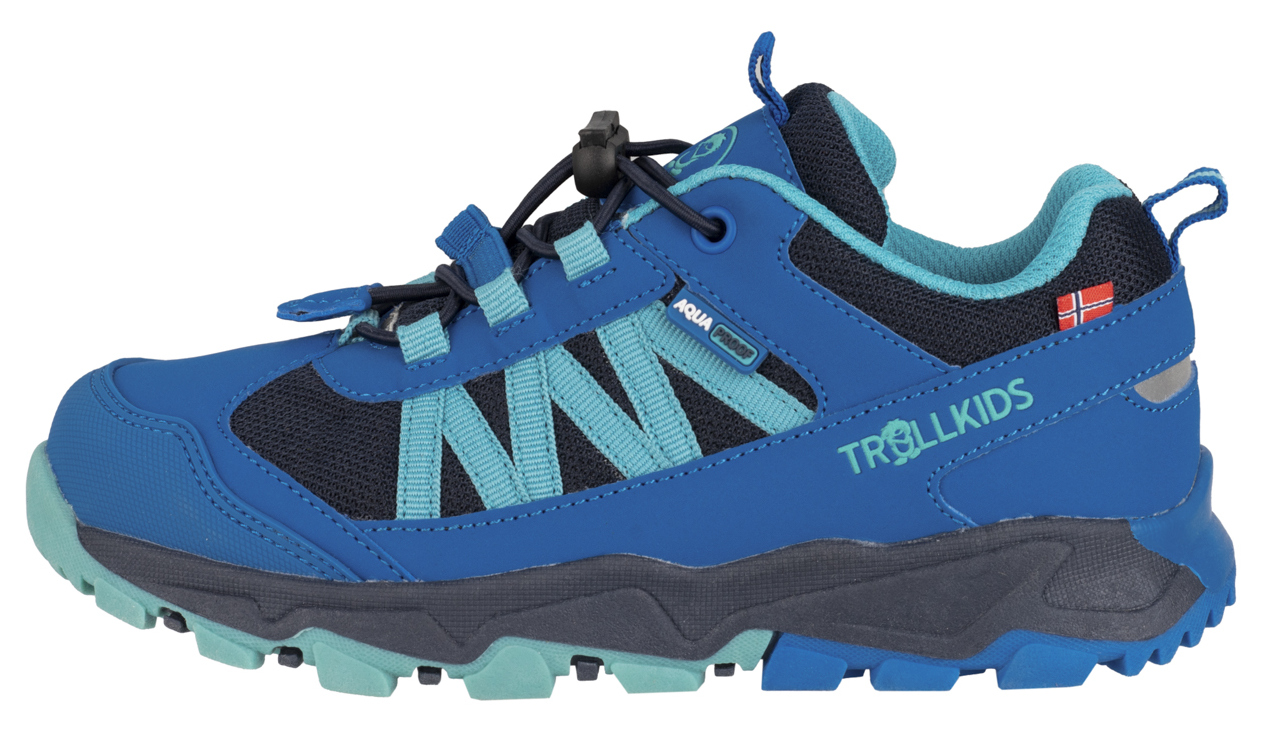 Trollkids Tronfjell Hiker Low cobalt blue/dusky turquoise