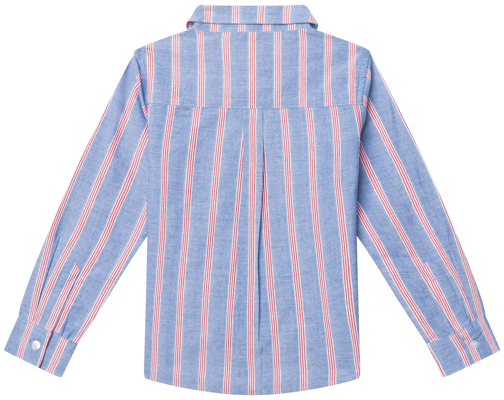 Someone Boy Hemd langarm Stripes red/denim