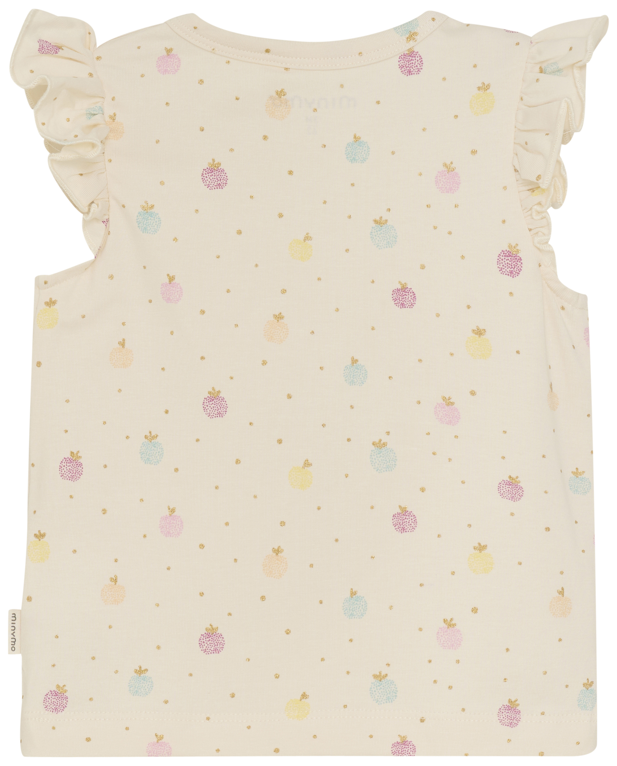 Minymo Baby Girl Shirt Apples sand