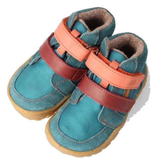 bLIFESTYLE Barfussschuh Tex Biber Kids petrol