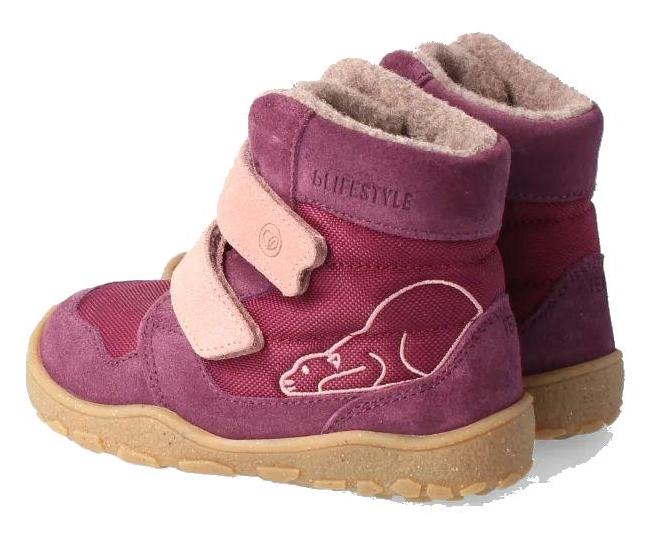 bLIFESTYLE Winterschuh Eisbär Kids pflaume