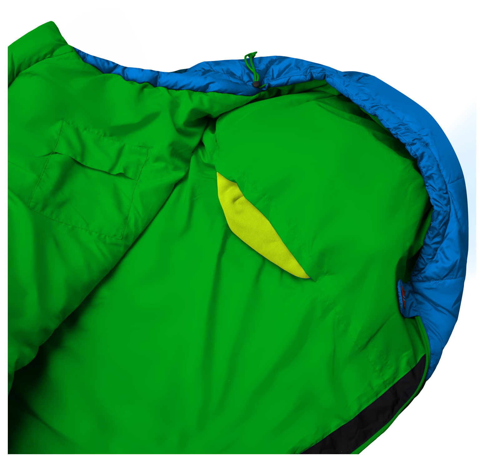 Trollkids Fjell Dreamer, extendable Schlafsack Navy/Medium Blue 160-190 x 68 x 45 cm, User height: 130-170 cm