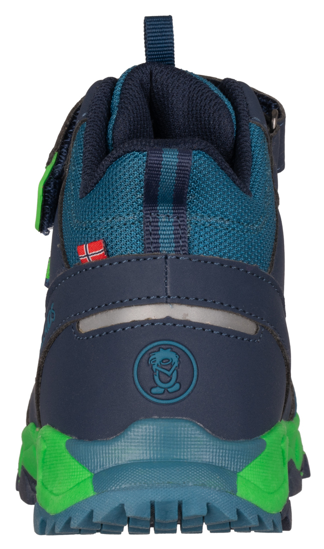 Trollkids Tronfjell Hiker Mid Mystic Blue/Fresh Green