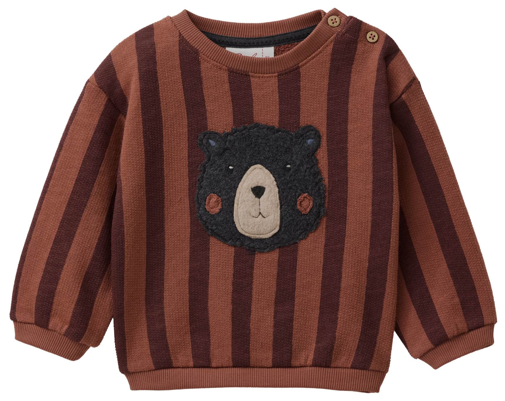 PWO Sweatpullover Stripe Teddy
