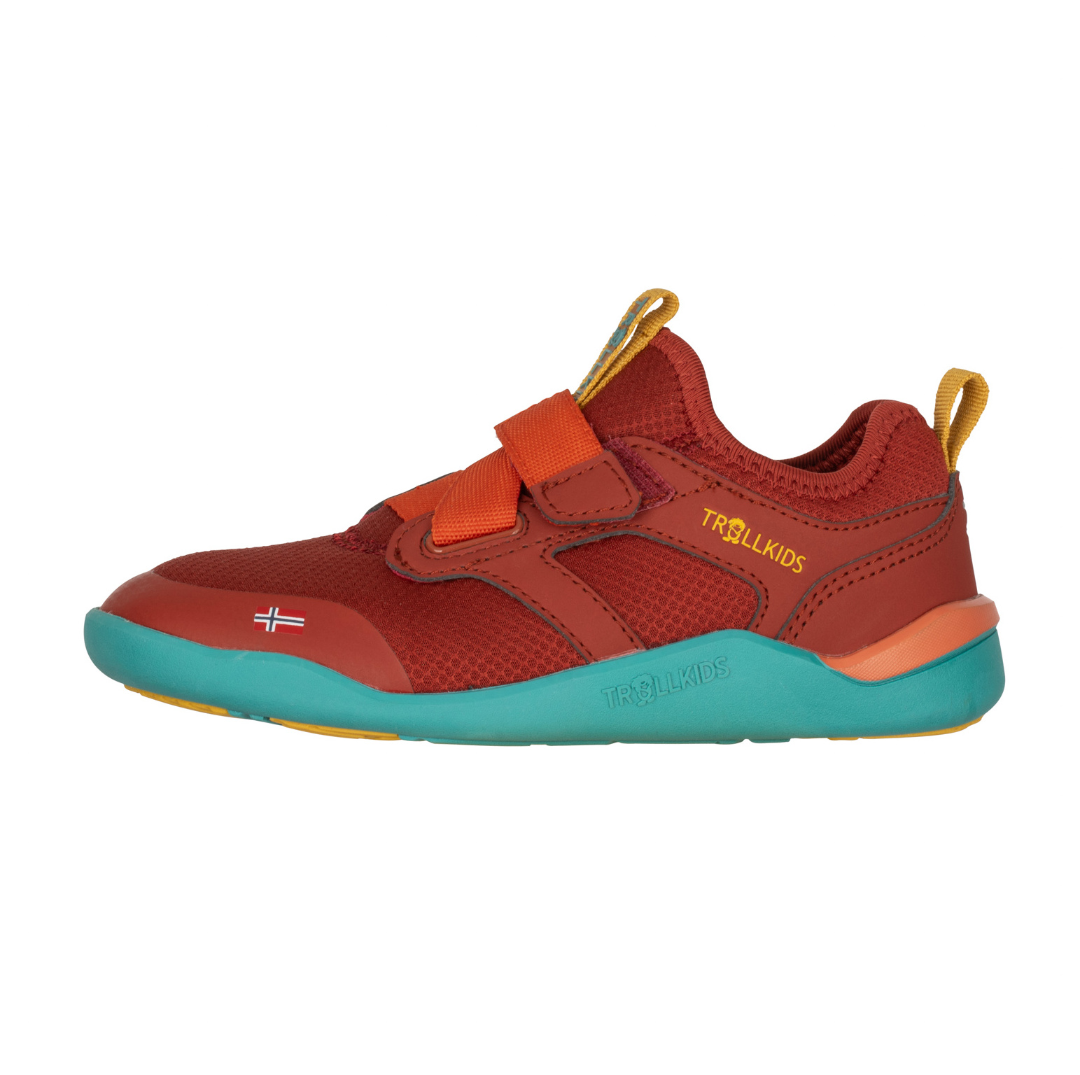 Trollkids Bergen Barefoot Hiker red clay/blue coral