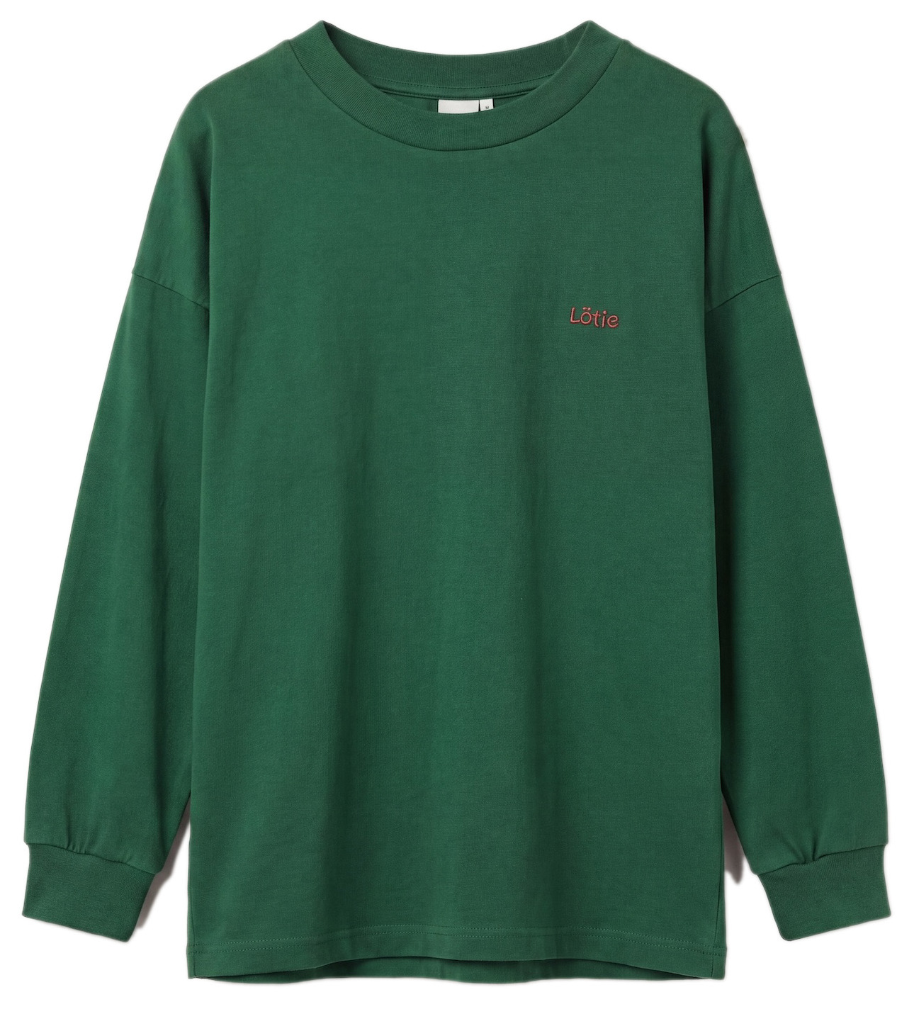 Lötiekids Langarmshirt Good Monster back green