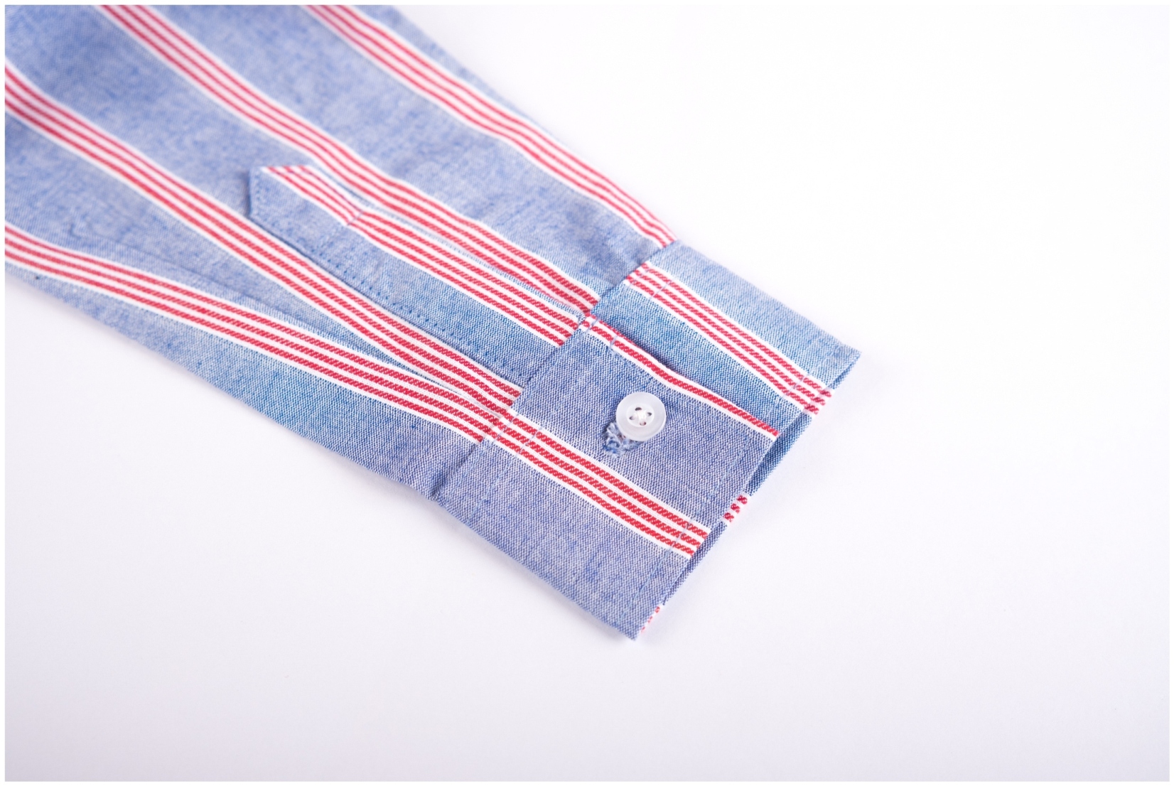 Someone Boy Hemd langarm Stripes red/denim