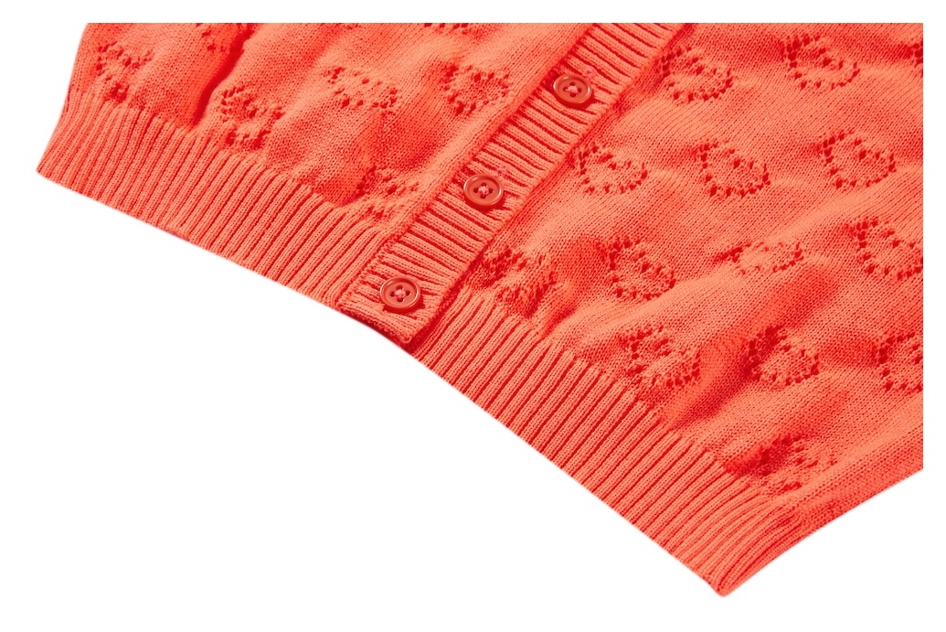 Someone Girl Strickjacke Heart coral