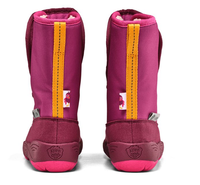 Affenzahn Barfuß Schneestiefel Vegan Freezy Vogel