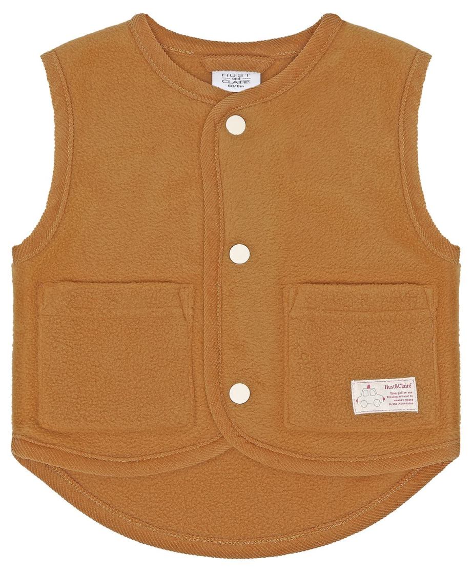 Hust & Claire Fleece Vest Chipmunk