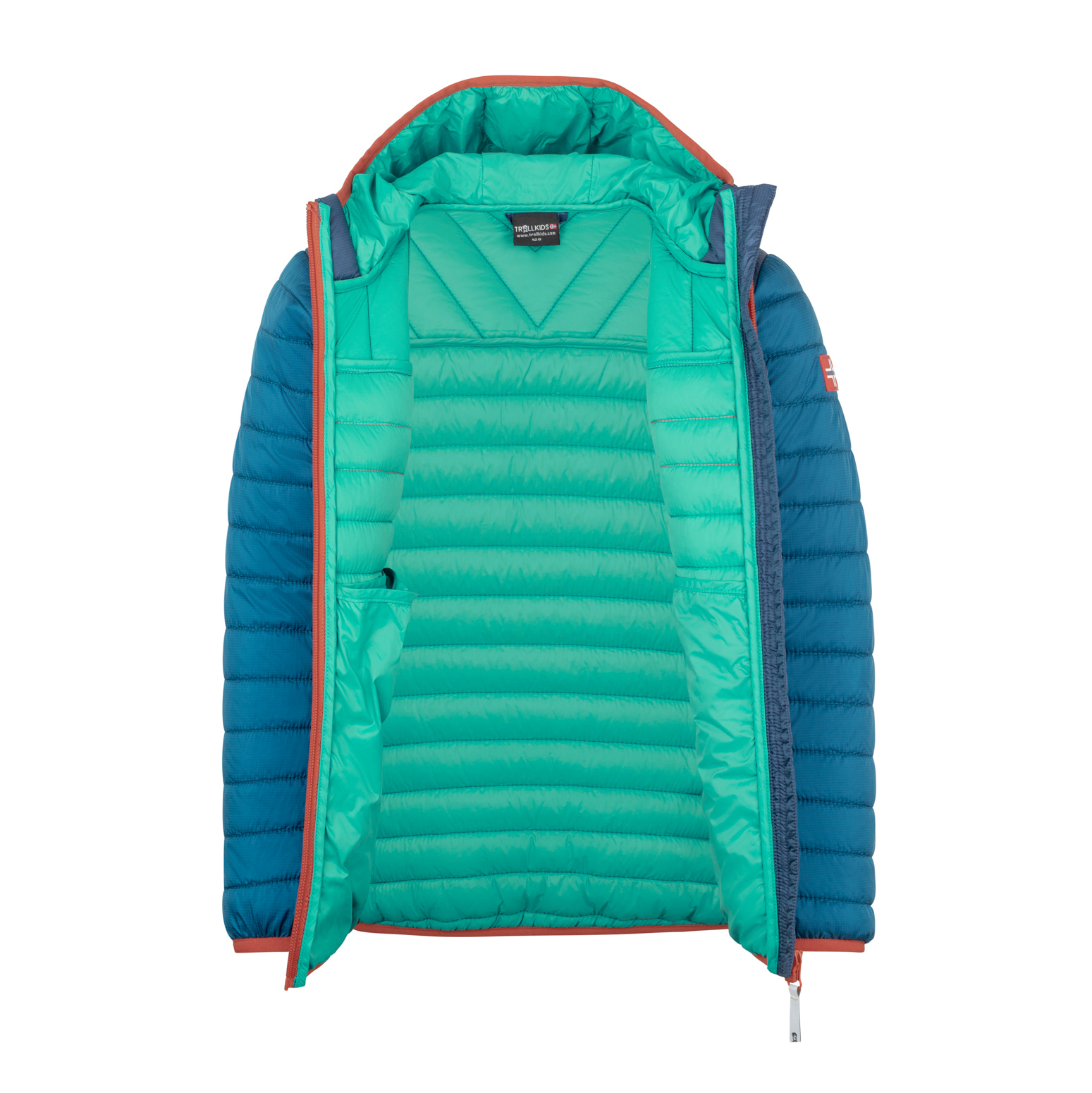 Trollkids Eikefjord Polyfibre Jacke summernight blue