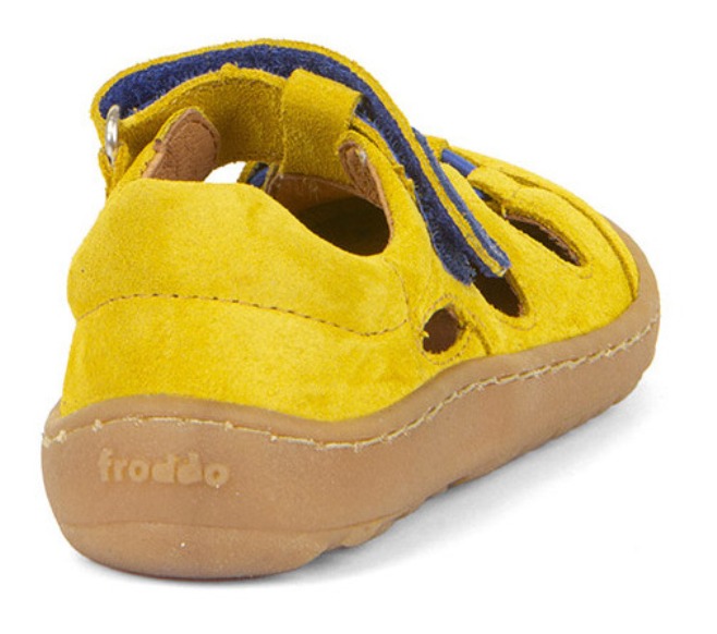 Froddo Barfuß Sandale Elastic Blue Gelb