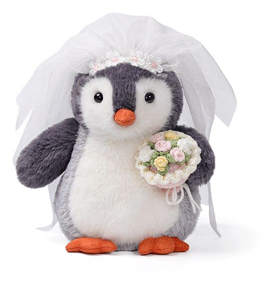 Hugs Glacier Penguin Bride 18 cm