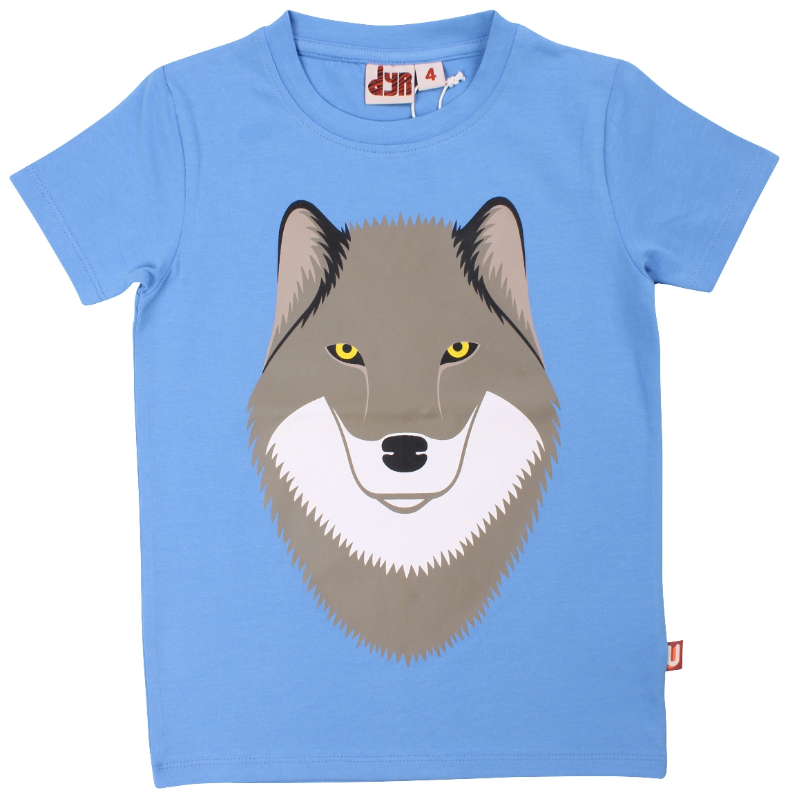 DYR Kurzarmshirt Dyrgrowl Ulv bright blue