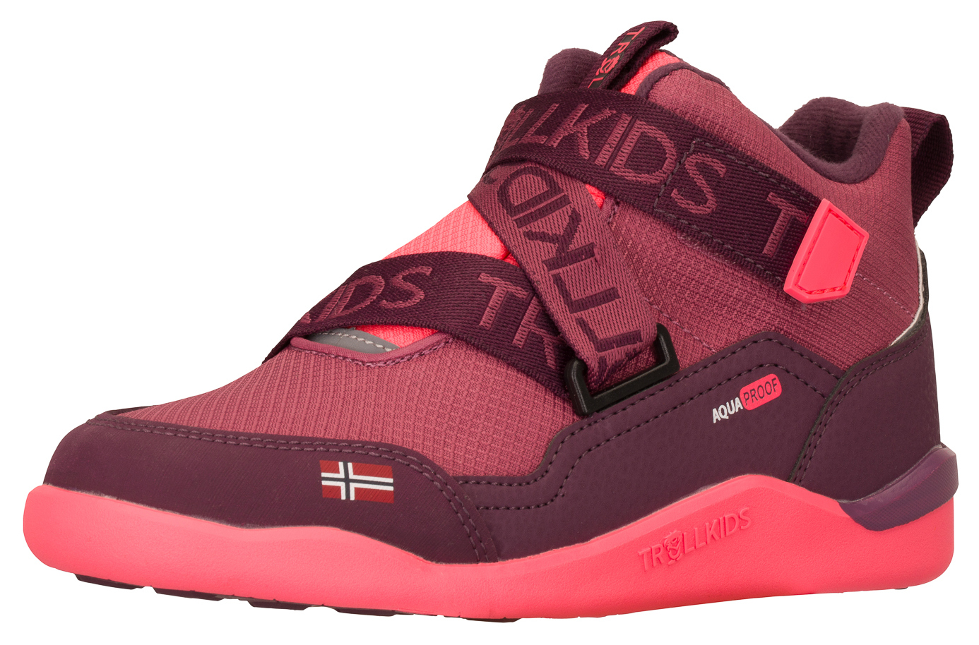 Trollkids Nordfjord Barfuß Winter Hiker Frozen Berry/Deep Ruby