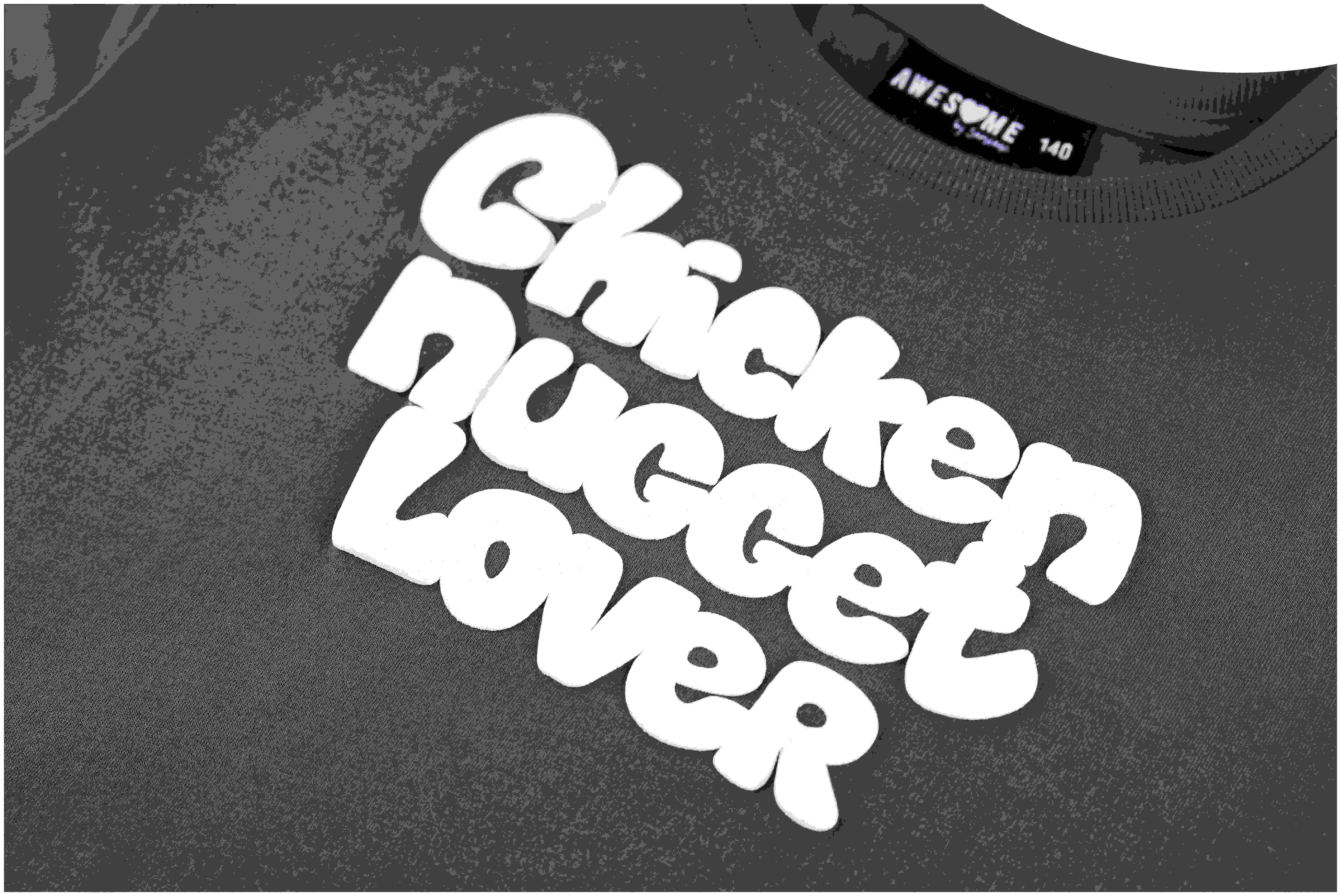 Someone Girl Langarmshirt Chicken Nugget