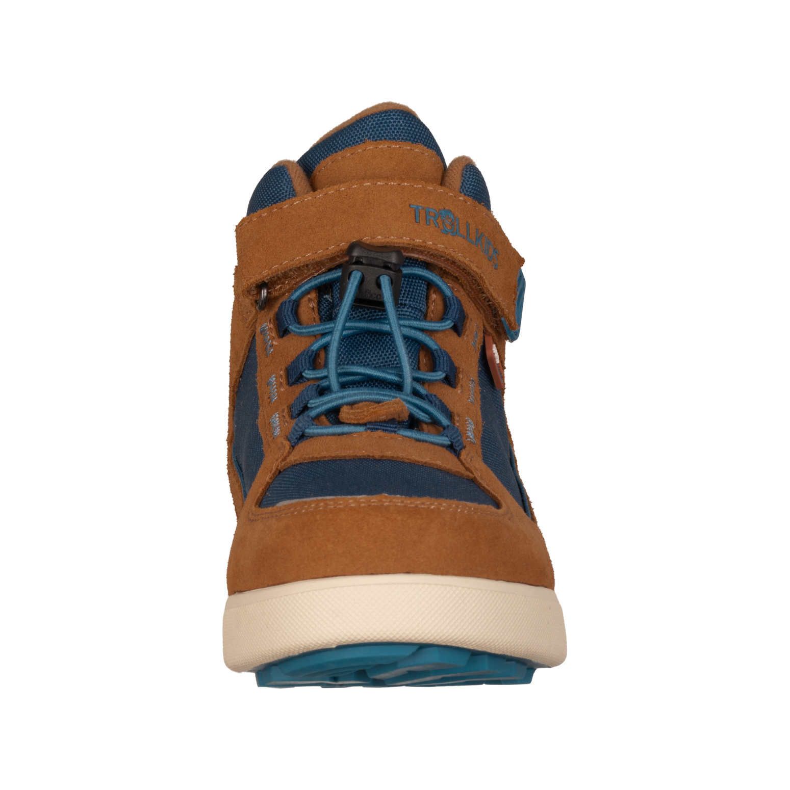 Trollkids Gryllefjord Mid Cut Boots Almond/Madeira Blue