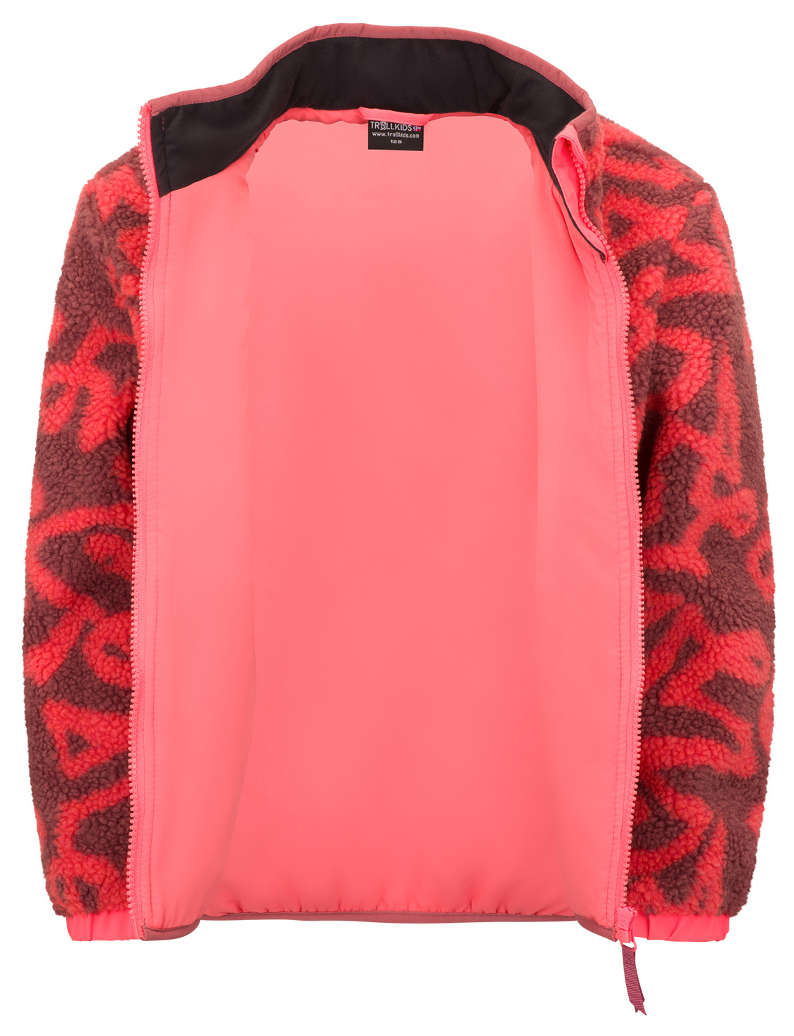 Trollkids Lyngdal Fleece Jacke Pink Salmon