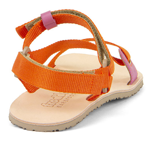 Froddo Barfuß Sandalen Flexy Strap Orange