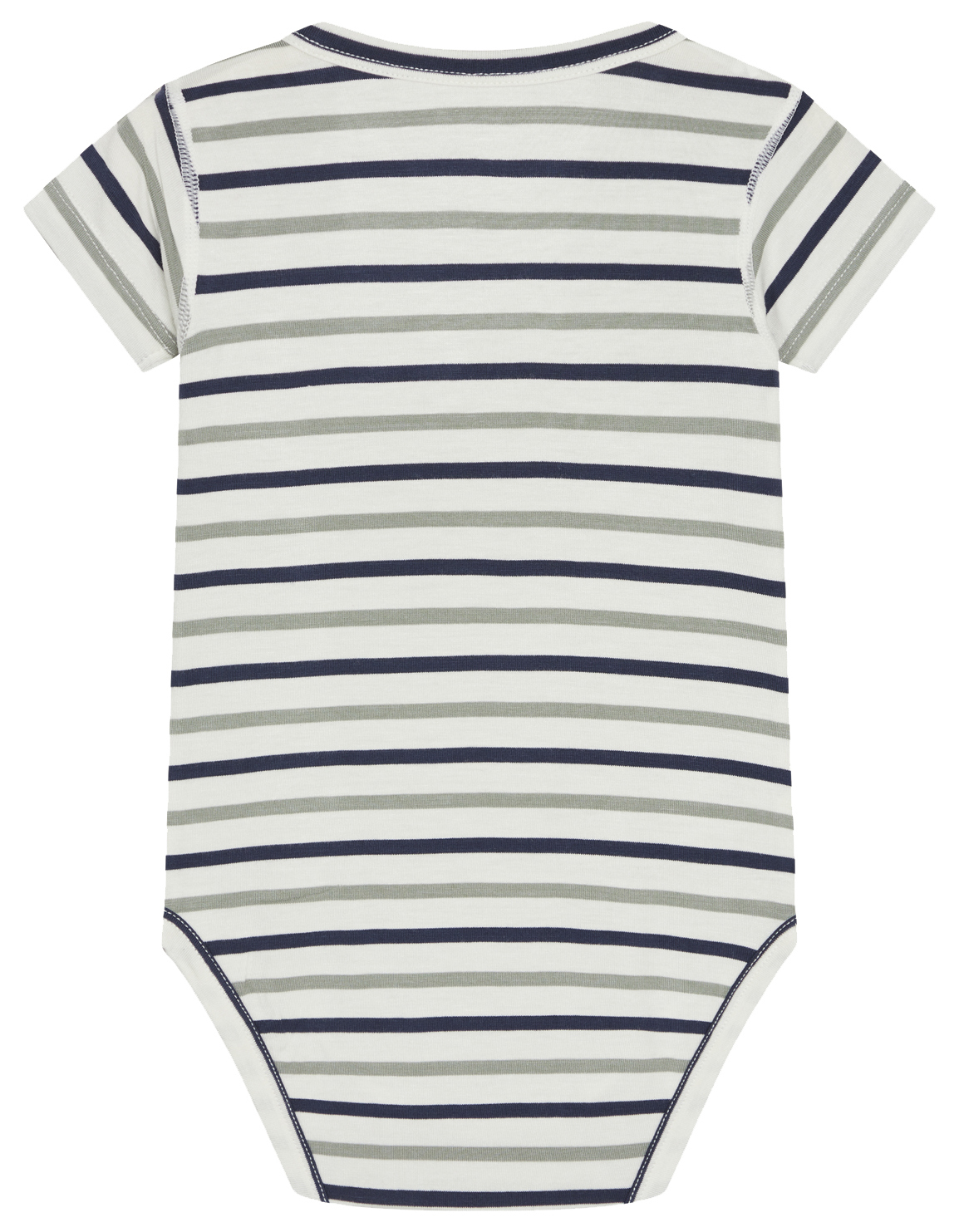 Hust & Claire Baby Bambus Body Kurzarm Seagrass
