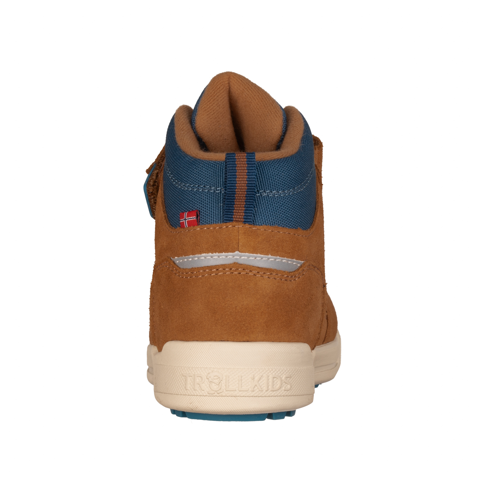 Trollkids Gryllefjord Mid Cut Boots Almond/Madeira Blue