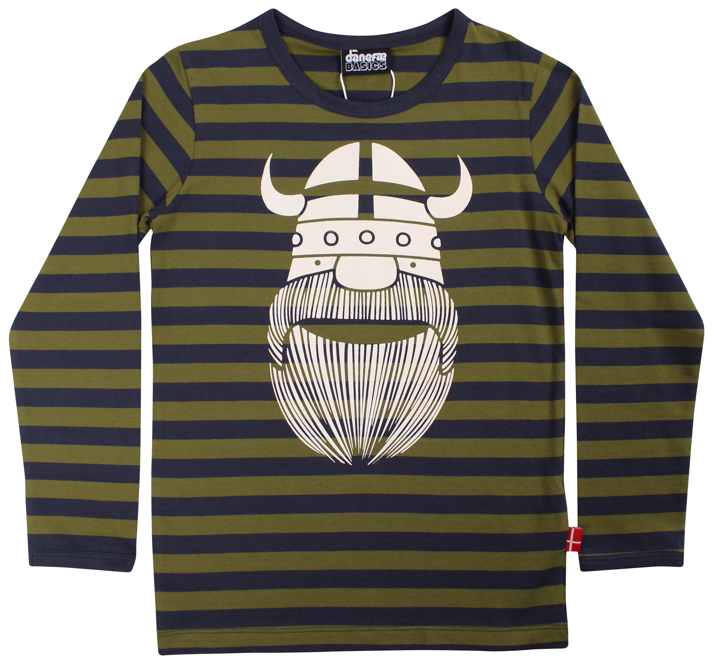 Danefae Langarmshirt Danebasic ERIK navy/olive