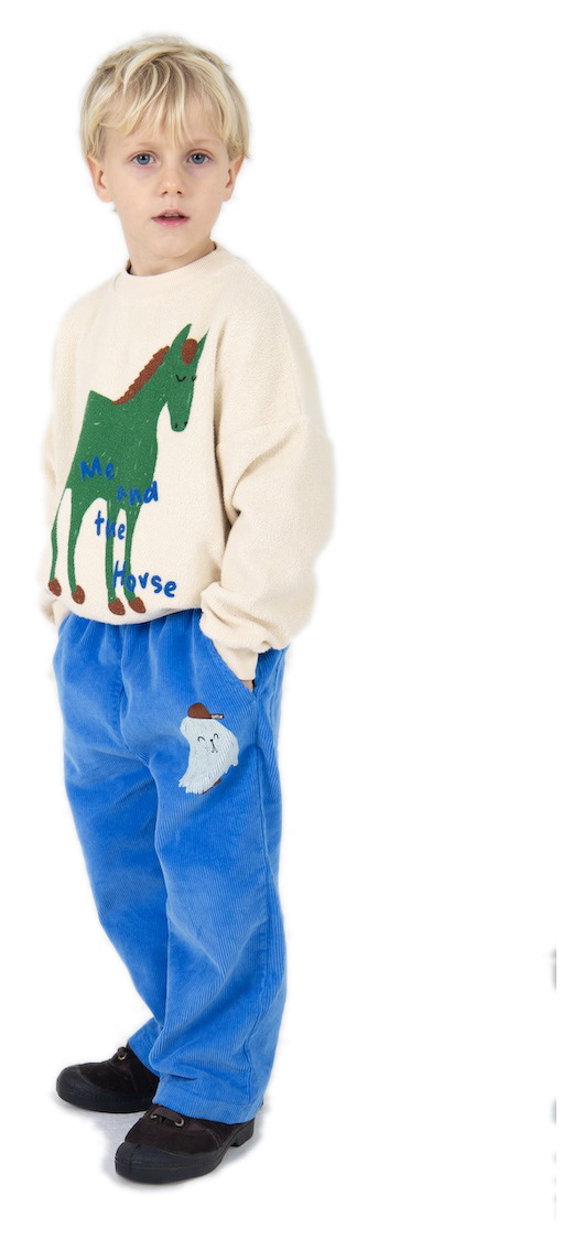 Lötiekids Cordhose Casual Good Monster cobalt blue