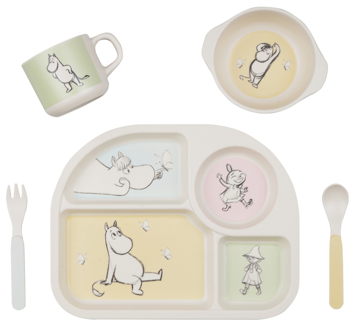 Barbotoys Geschirr-Set 5 Teile Moomin bunt