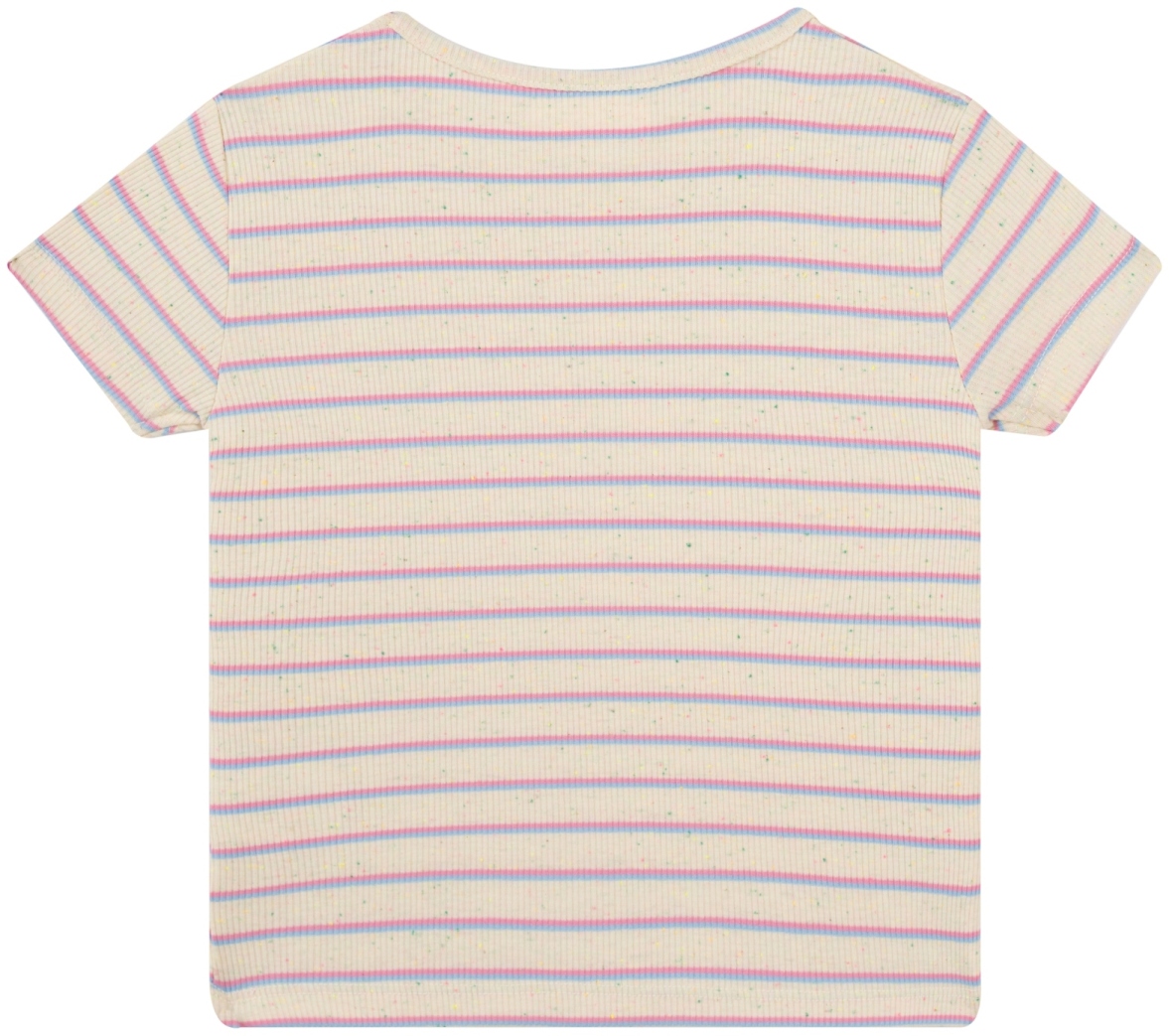 Someone Girl Kurzarmshirt Fine Line beige