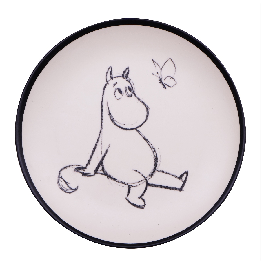Barbotoys Teller Moomin black 20cm