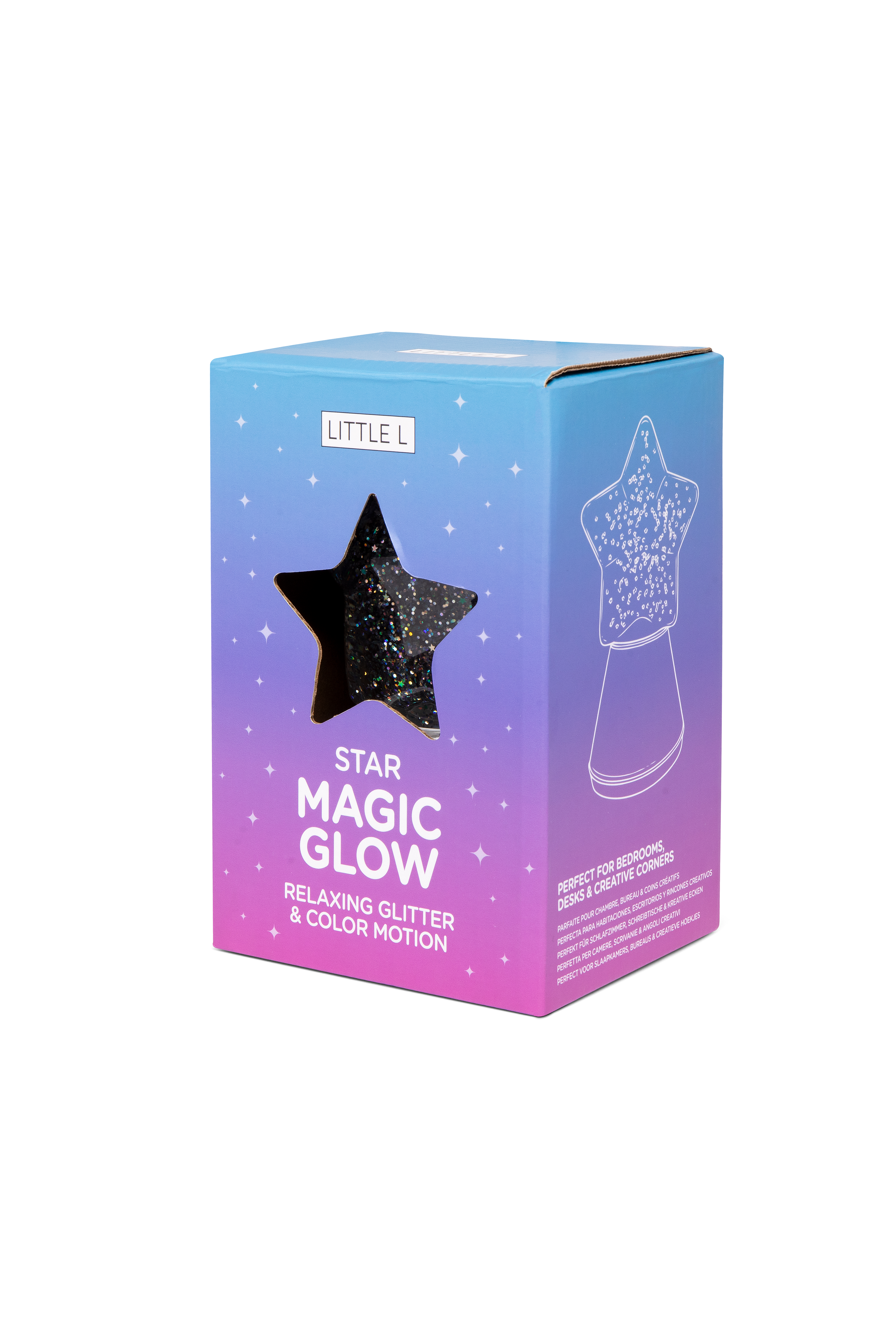 Little L MAGIC GLOW STAR GLITTER LAMP
