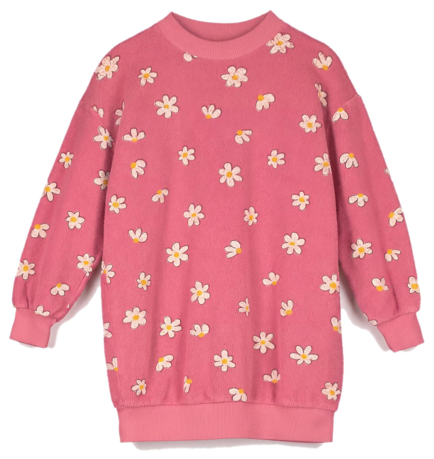 Lötiekids Sweatkleid Daisies AOP pink
