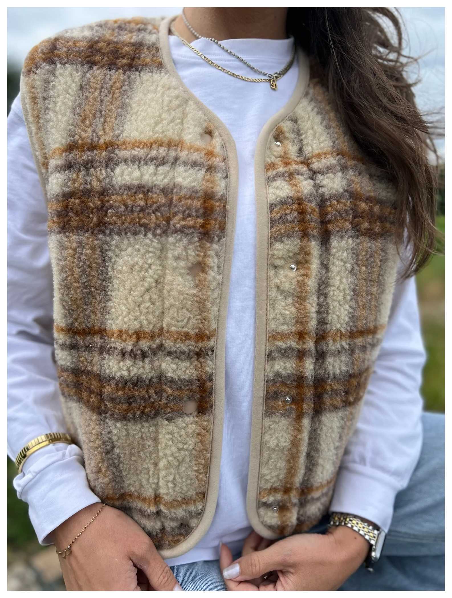 Alwero Weste Damen TYB scotch beige