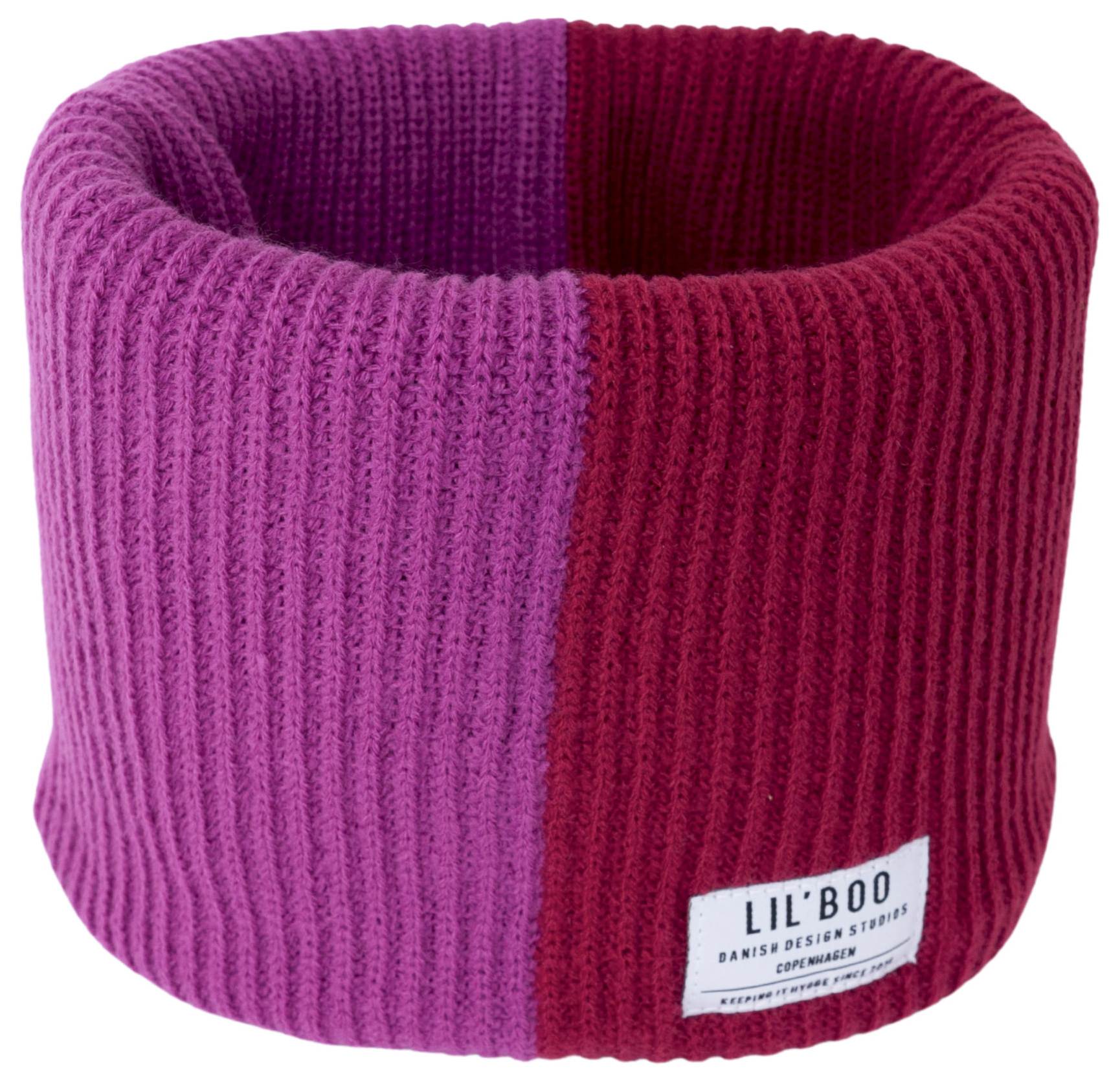 Lil’ Boo Block Hygge Schlupfschal - Berry/Dark Magenta