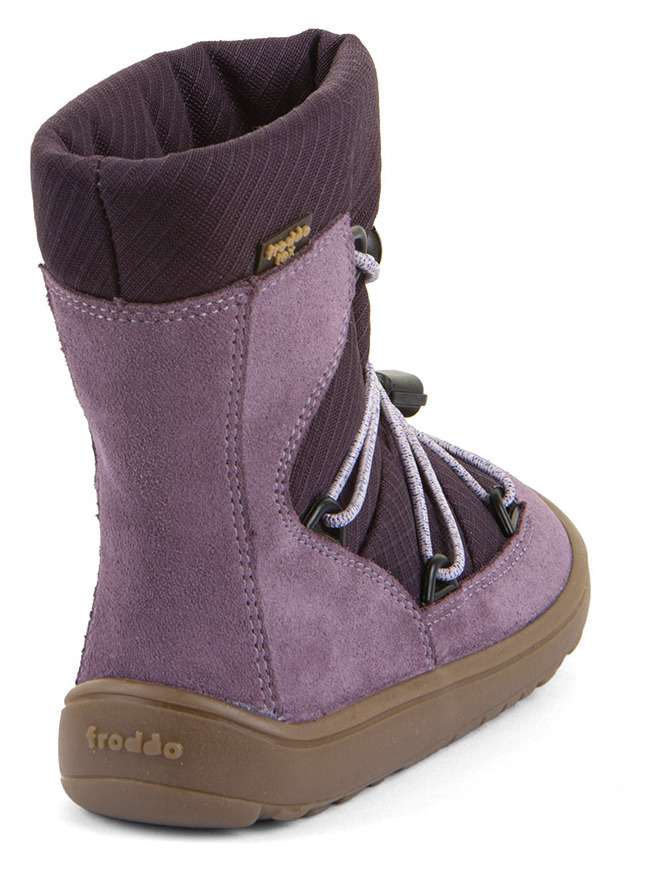 Froddo Barfuss Tex Track Woll Winterboot Grape Wine