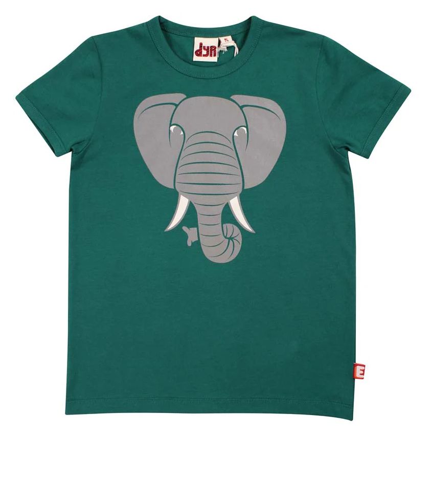 DYR Shirt Dyrgrowl Elefant Verde