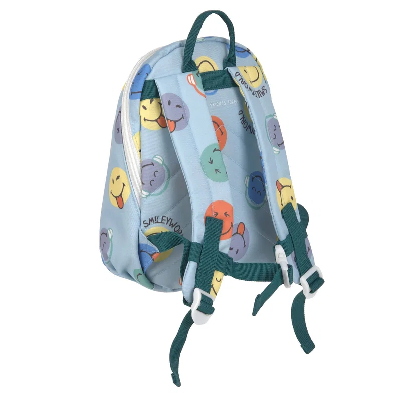 Lässig Tiny Backpack Smiley World blue