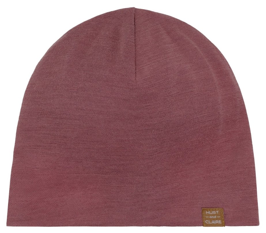 Hust & Claire Mütze Wolle/Bambus Old Rose