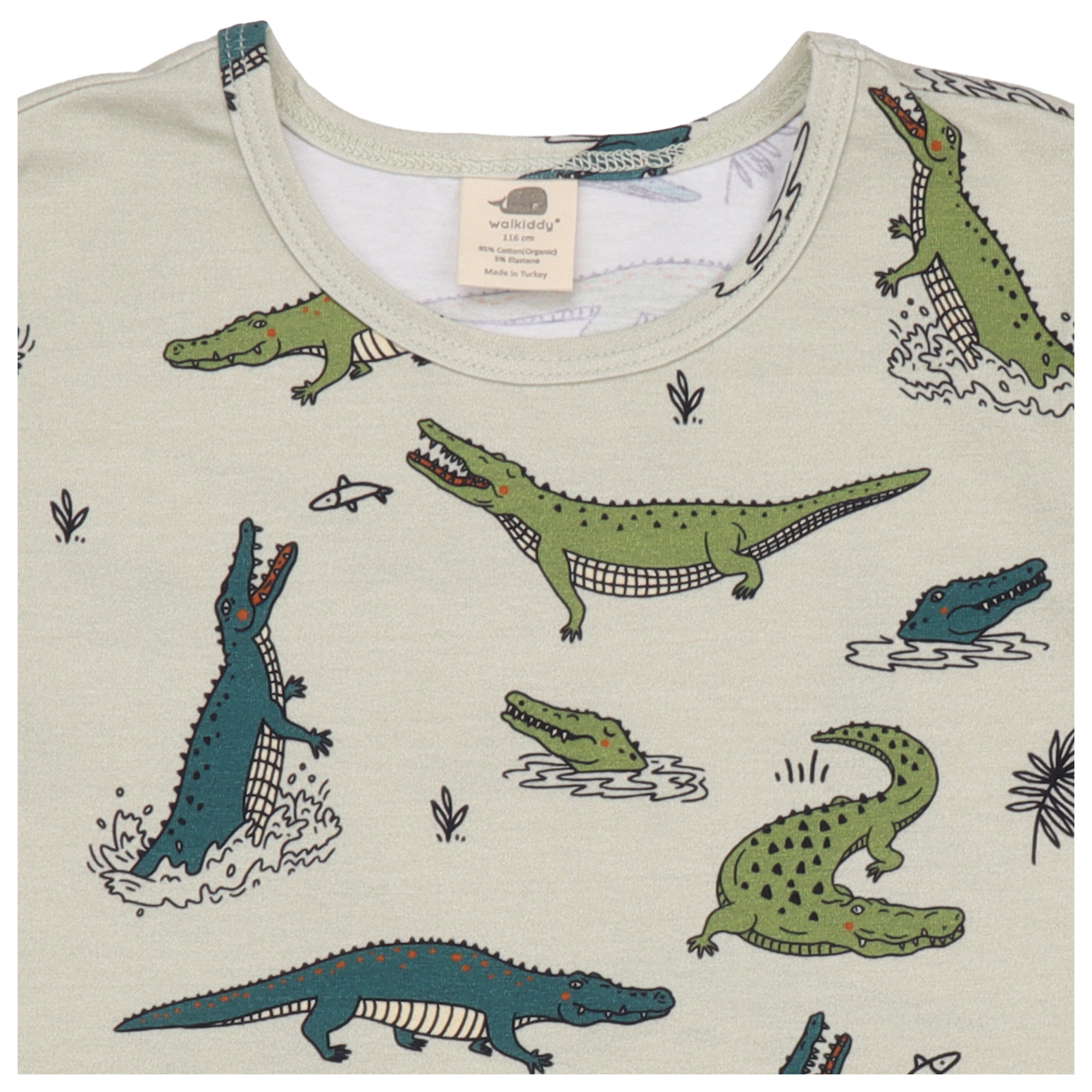 Walkiddy T-Shirt Funny Crocodiles