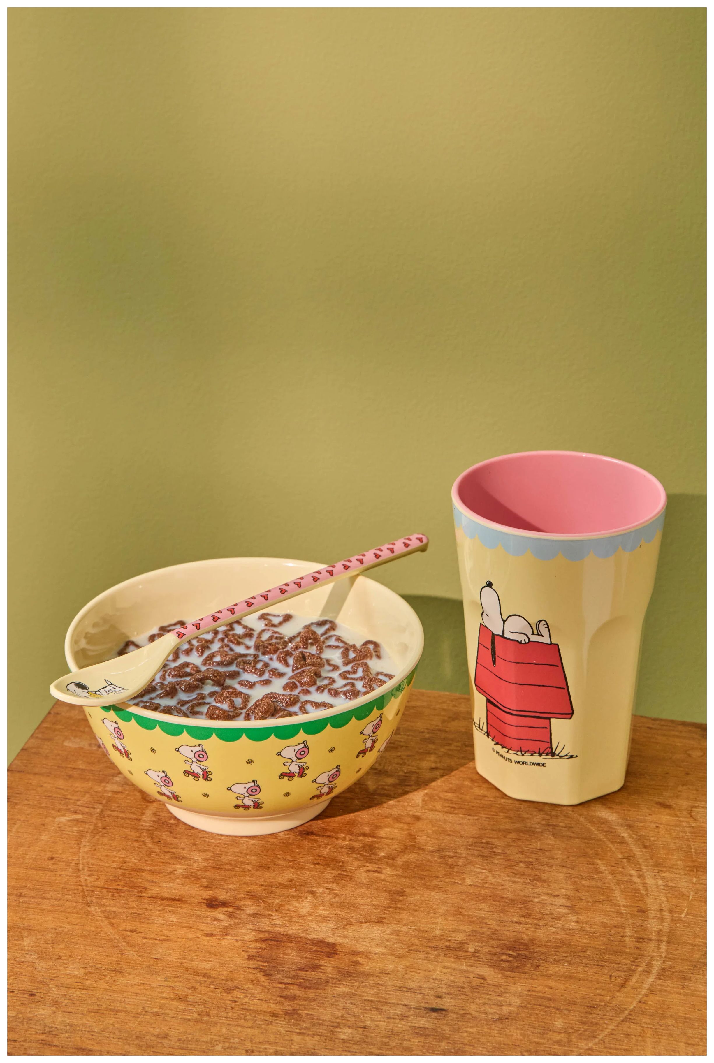 Rice Schüssel Snoopy Print creme