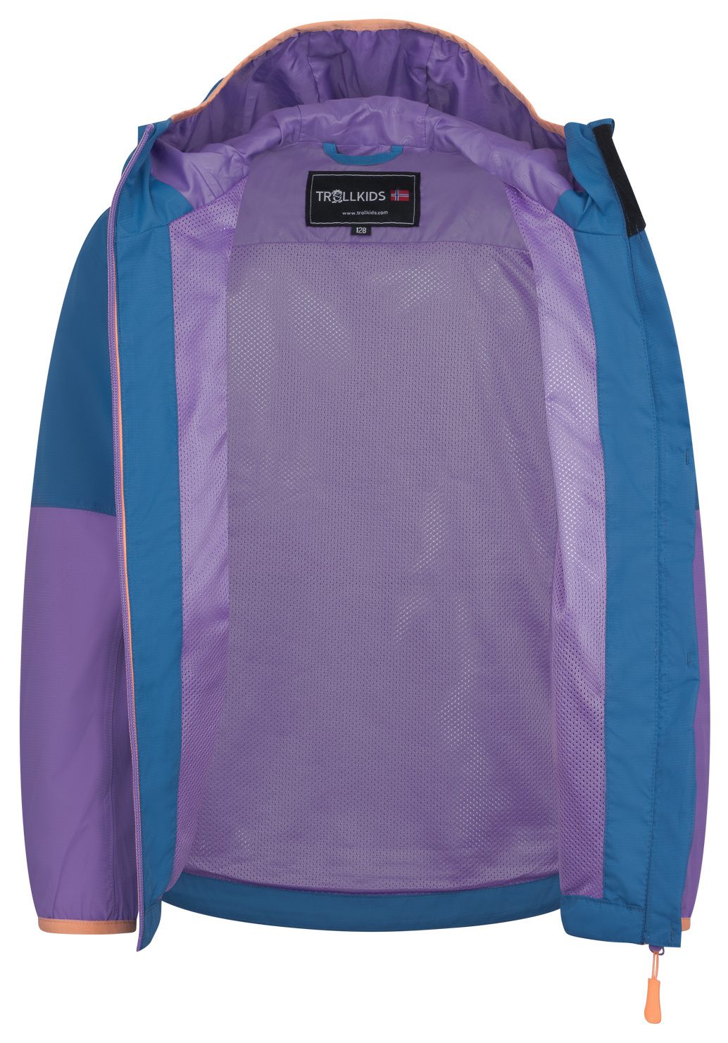 Trollkids Bjordal Regen Jacke cornflower/violet sorbet