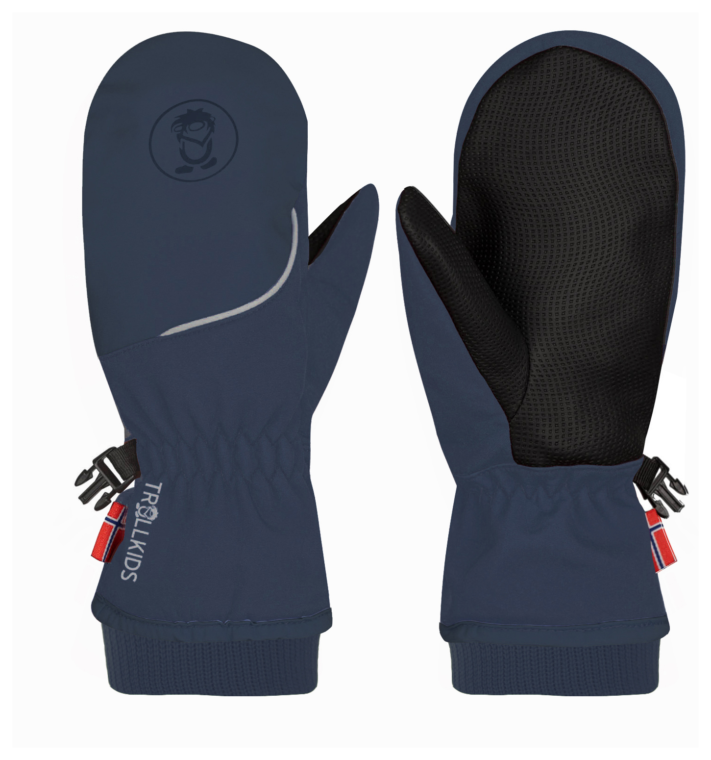 Trollkids Trolltunga Softshell Mitten Navy