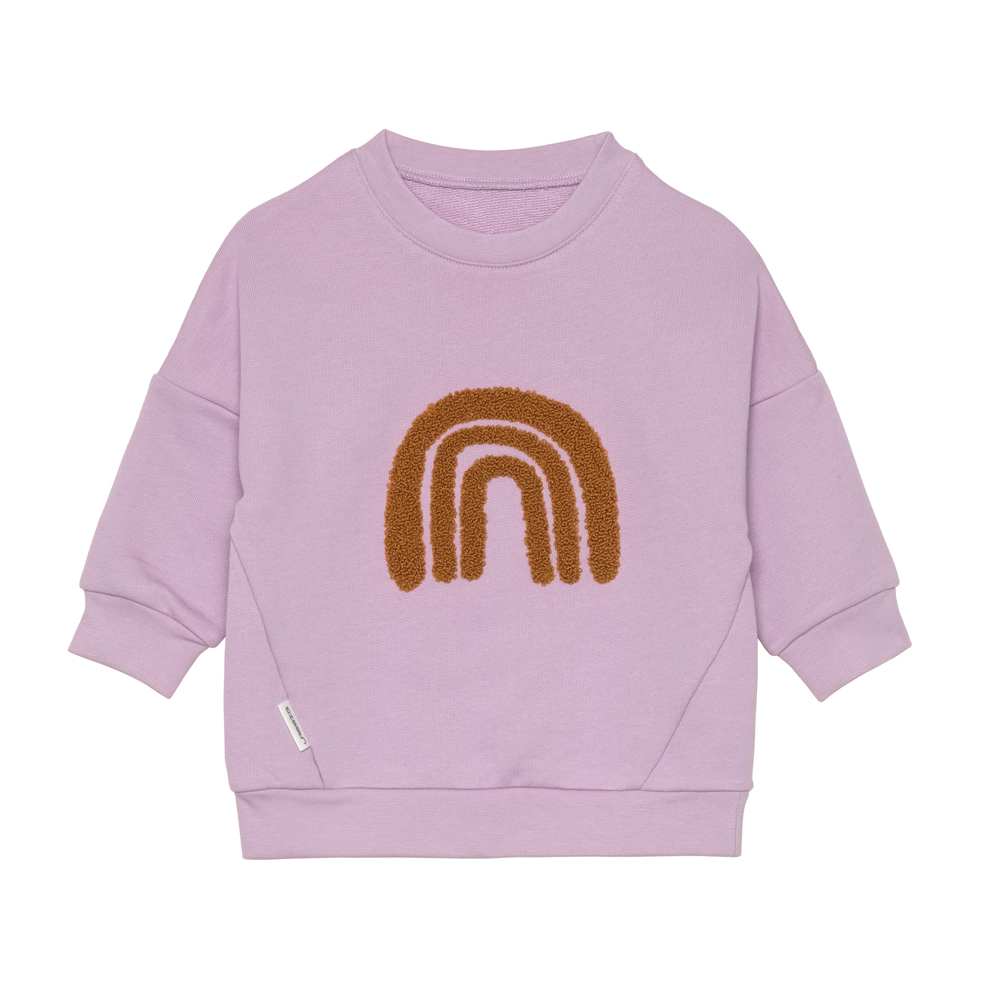 Lässig Kids Sweater GOTS Little Gang Rainbow lilac