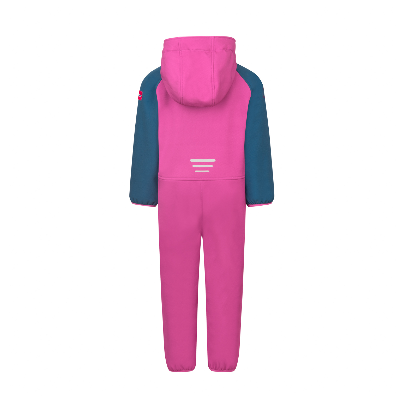Trollkids Nordkapp Softshell Overall Brigt Berry Madeira Blue