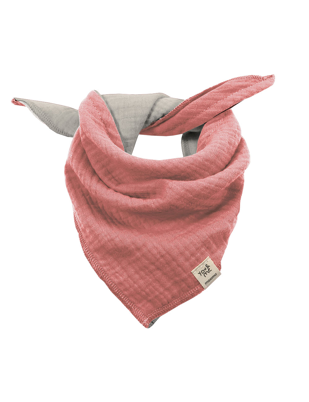 Maximo Mini Musselintuch dusty rose/flanell
