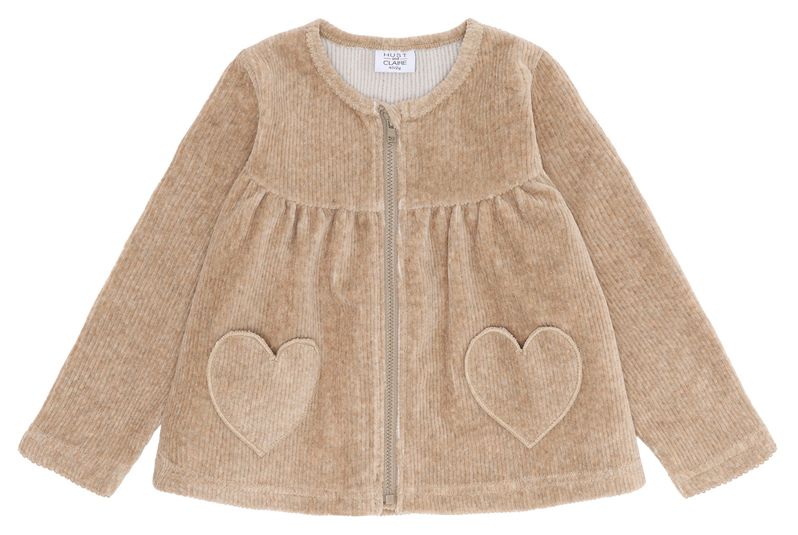Hust & Claire Girl Pullover Velour Ottoman Biscuit